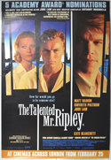 Talented Mr. Ripley (The) <p><i> (British 4 Sheet Poster) </i></p>