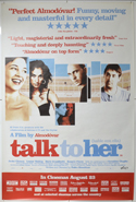 Talk To Her <p><i> (British 4 Sheet Poster) </i></p>