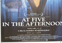 AT FIVE IN THE AFTERNOON (Bottom Left) Cinema Quad Movie Poster