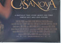 CASANOVA (Bottom Right) Cinema Quad Movie Poster