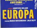 EUROPA EUROPA (Bottom Left) Cinema Quad Movie Poster