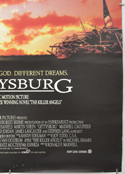 GETTYSBURG (Bottom Right) Cinema One Sheet Movie Poster