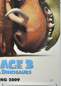 ICE AGE 3 : DAWN OF THE DINOSAURS (Bottom Right) Cinema One Sheet Movie Poster