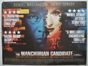 THE MANCHURIAN CANDIDATE Cinema Quad Movie Poster