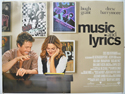 MUSIC AND LYRICS Cinema Quad Movie Poster