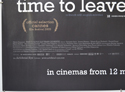 TIME TO LEAVE (Bottom Left) Cinema Quad Movie Poster