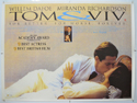 TOM AND VIV Cinema Quad Movie Poster