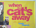 WHEN THE CAT’S AWAY (Top Right) Cinema Quad Movie Poster