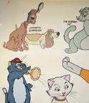 THE ARISTOCATS (Top Left) Cinema 4 Sheet Movie Poster
