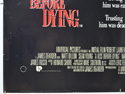 A KISS BEFORE DYING (Bottom Left) Cinema Quad Movie Poster