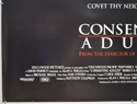 CONSENTING ADULTS (Bottom Left) Cinema Quad Movie Poster