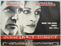 CONSPIRACY THEORY Cinema Quad Movie Poster