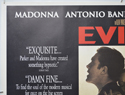 EVITA (Top Left) Cinema Quad Movie Poster