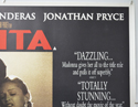 EVITA (Top Right) Cinema Quad Movie Poster