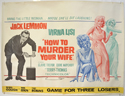 HOW TO MURDER YOUR WIFE Cinema Quad Movie Poster