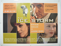 THE ICE STORM Cinema Quad Movie Poster