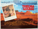 THELMA AND LOUISE Cinema Quad Movie Poster