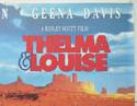 THELMA AND LOUISE (Top Right) Cinema Quad Movie Poster
