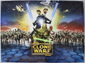 STAR WARS : THE CLONE WARS Cinema Quad Movie Poster