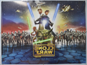 STAR WARS : THE CLONE WARS (Back) Cinema Quad Movie Poster