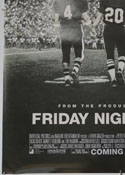 FRIDAY NIGHT LIGHTS (Bottom Left) Cinema One Sheet Movie Poster