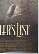 SCHINDLER’S LIST (Bottom Right) Cinema One Sheet Movie Poster