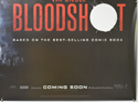 BLOODSHOT (Bottom Right) Cinema Quad Movie Poster