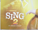 SING 2 (Bottom Left) Cinema Quad Movie Poster