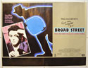 GIVE MY REGARDS TO BROAD STREET Cinema Quad Movie Poster