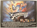 SUPERMAN IV : THE QUEST FOR PEACE Cinema Quad Movie Poster