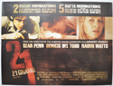 21 GRAMS Cinema Quad Movie Poster