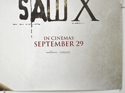 SAW X (Bottom Right) Cinema Quad Movie Poster