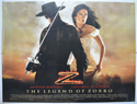 THE LEGEND OF ZORRO Cinema Quad Movie Poster