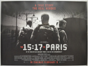 THE 15:17 TO PARIS Cinema Quad Movie Poster