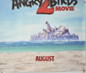 THE ANGRY BIRDS MOVIE 2 (Bottom Right) Cinema Quad Movie Poster