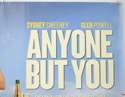 ANYONE BUT YOU (Top Right) Cinema Quad Movie Poster
