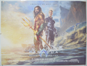 AQUAMAN AND THE LOST KINGDOM (Back) Cinema Quad Movie Poster