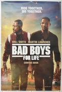 BAD BOYS FOR LIFE Cinema One Sheet Movie Poster
