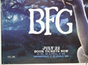 THE BFG (Bottom Left) Cinema Quad Movie Poster