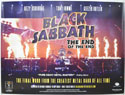 BLACK SABBATH - THE END OF THE END Cinema Quad Movie Poster