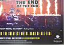 BLACK SABBATH - THE END OF THE END (Bottom Right) Cinema Quad Movie Poster