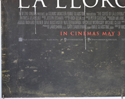 THE CURSE OF LA LLORONA (Bottom Left) Cinema Quad Movie Poster