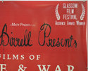 HARRY BIRRELL PRESENTS FILMS OF LOVE AND WAR (Top Right) Cinema Quad Movie Poster