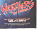 HEATHERS: THE MUSICAL (Bottom Right) Cinema Quad Movie Poster
