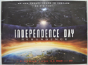 INDEPENDENCE DAY: RESURGENCE Cinema Quad Movie Poster