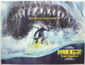 MEG 2: THE TRENCH Cinema Quad Movie Poster