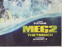 MEG 2: THE TRENCH (Bottom Right) Cinema Quad Movie Poster