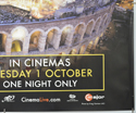 PLACIDO DOMINGO: 50TH ANNIVERSARY GALA EVENING (Bottom Right) Cinema Quad Movie Poster