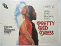 PRETTY RED DRESS Cinema Quad Movie Poster