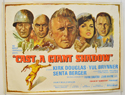 CAST A GIANT SHADOW Cinema Quad Movie Poster